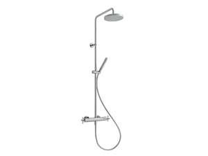 CRICR486 - Wall-mounted thermostatic shower panel with hand shower _ CRISTINA Rubinetterie